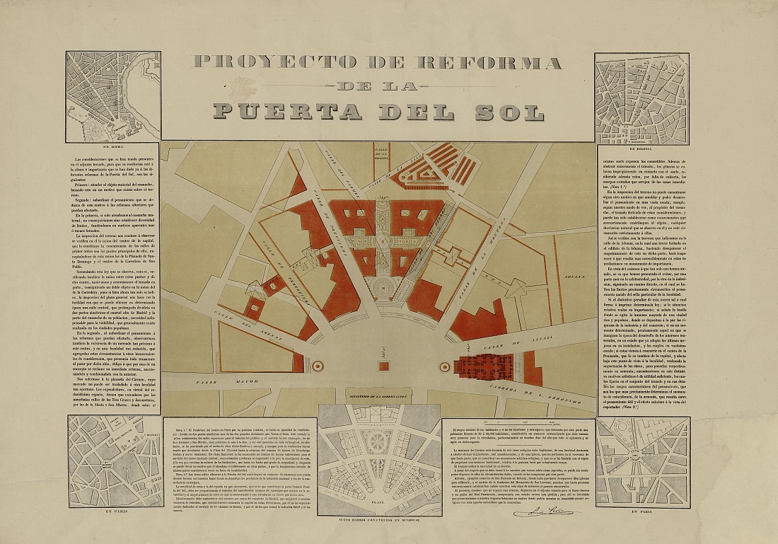 Proyecto de reforma de la Puerta del Sol de Luis Pérez