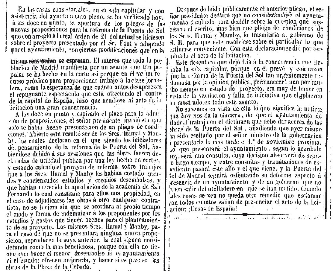 Ausencia de licitadores y parálisis del proyecto de Font