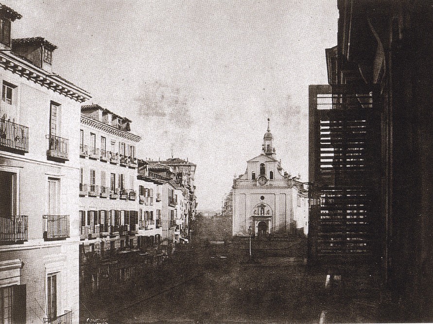 La plaza a principios de 1850